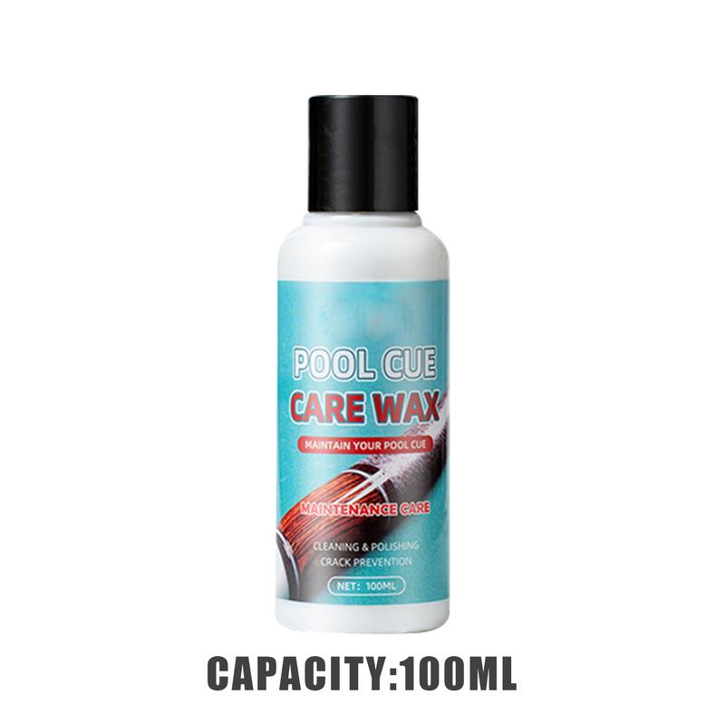 Pool Cue Polishing Wax Wood Polishing Oil Billiards Cue Cleaner 100ml Long-Lasting Deep Moisturizing Billiards Accessories Pool
