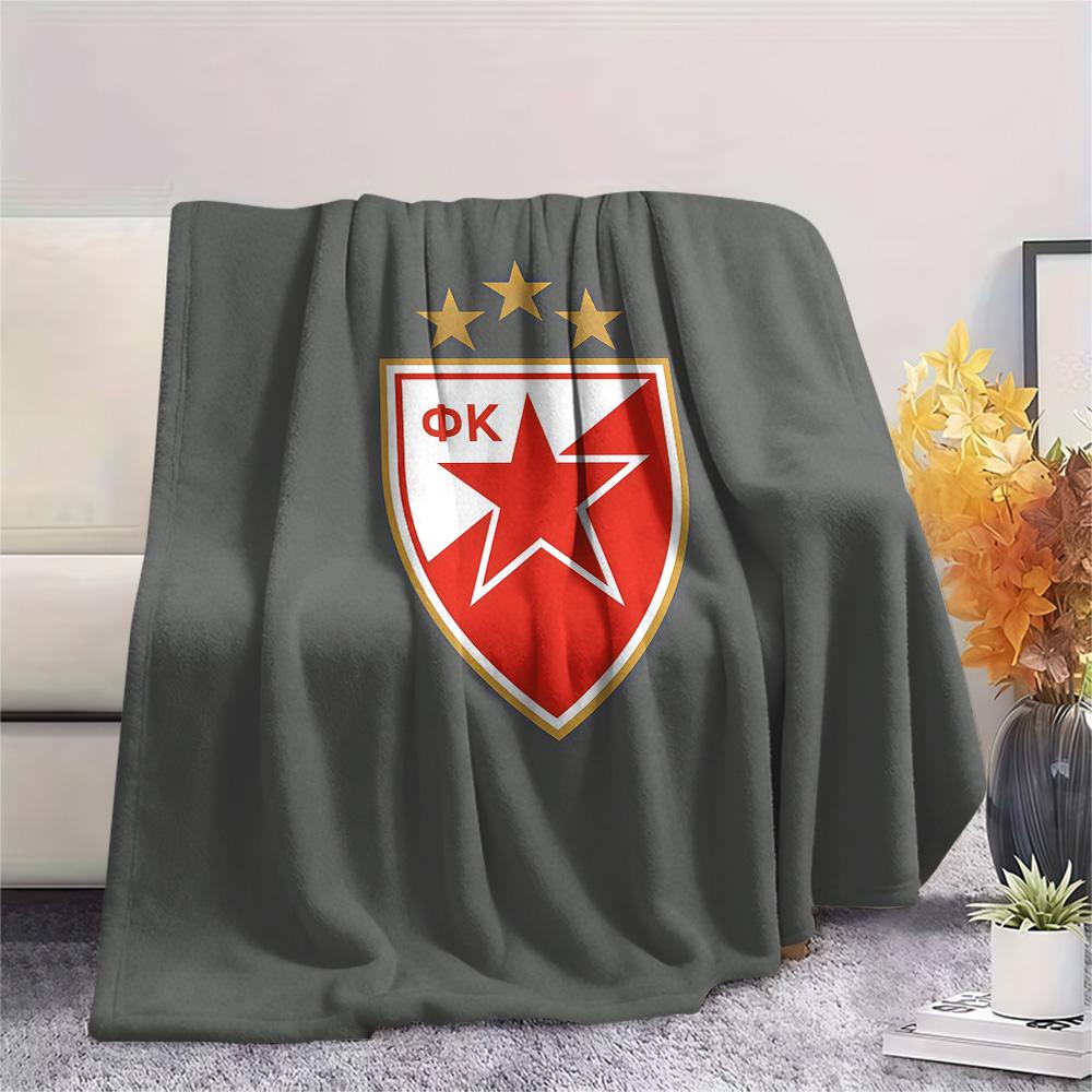 Crvena zvezda2 Flannel Blanket, High quality Comfortable for All Seasons, Home Decor, Warmth and Comfort
