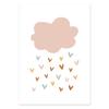 Nursery Wall Umělecká reprodukce Plakát s alpakou Rainbow Painting Sunshine Prints Dětské Boho Plakáty Nordic Wall Pictures for Baby Room Decor