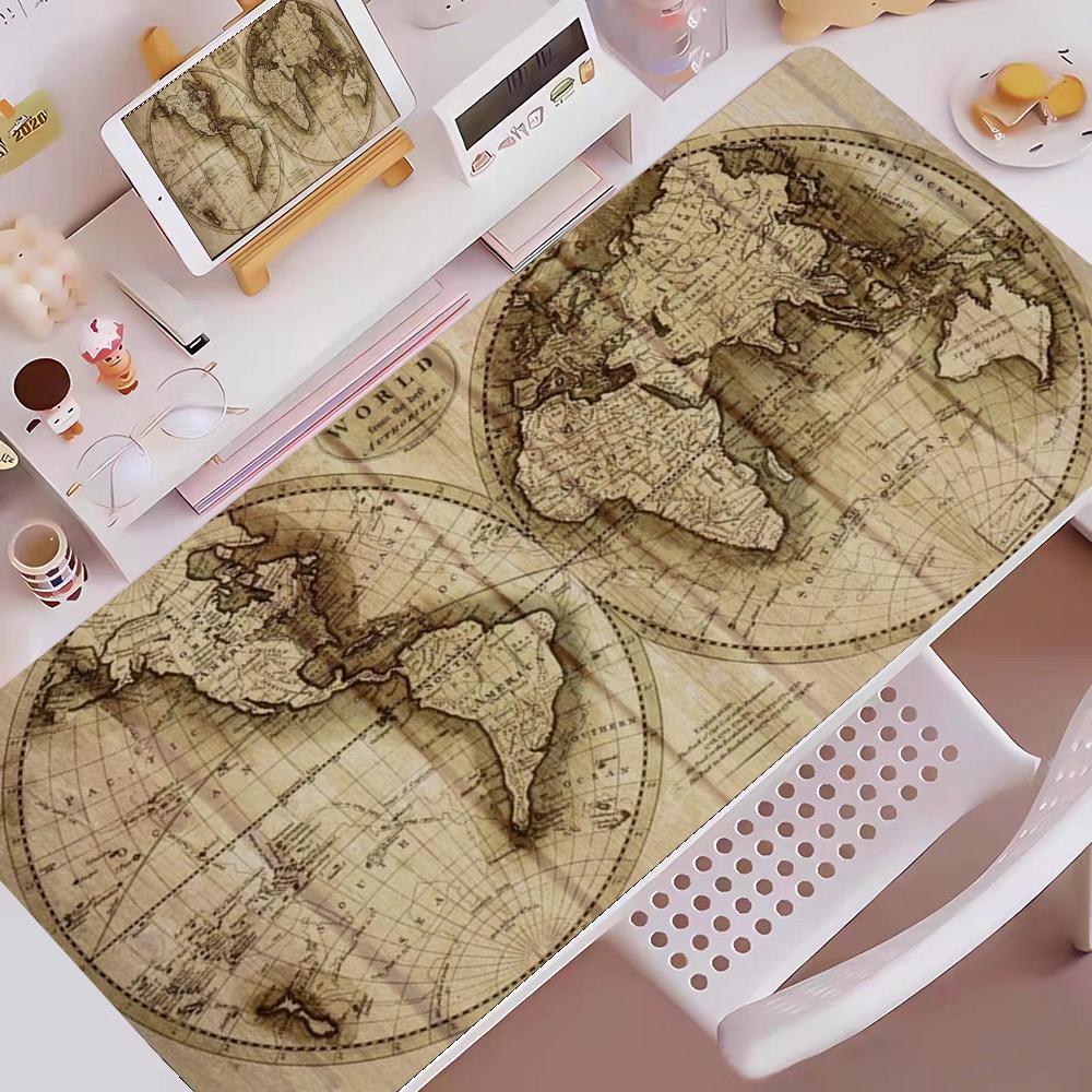 World map Mouse Pad Esports gaming mouse pad oversized personalized desk pad keyboard mouse pad