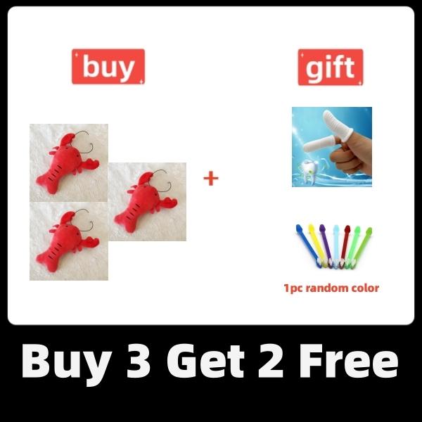 Dog Toy Plush Pet Toy Puppy Crayfish Type Voice Doll Anti-Bite Interactive Training Toys for Dogs Pet Supplies Dog