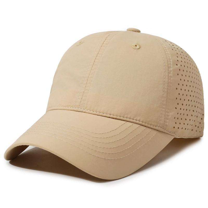 Summer Quick-Drying Breathable Baseball Cap Men's Sunscreen Cap Thin Sports Cap