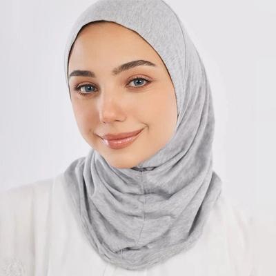 New Style Ready To Wear Muslim Hijab Jersey Instant Scarf Light Turban Malaysian Shawl