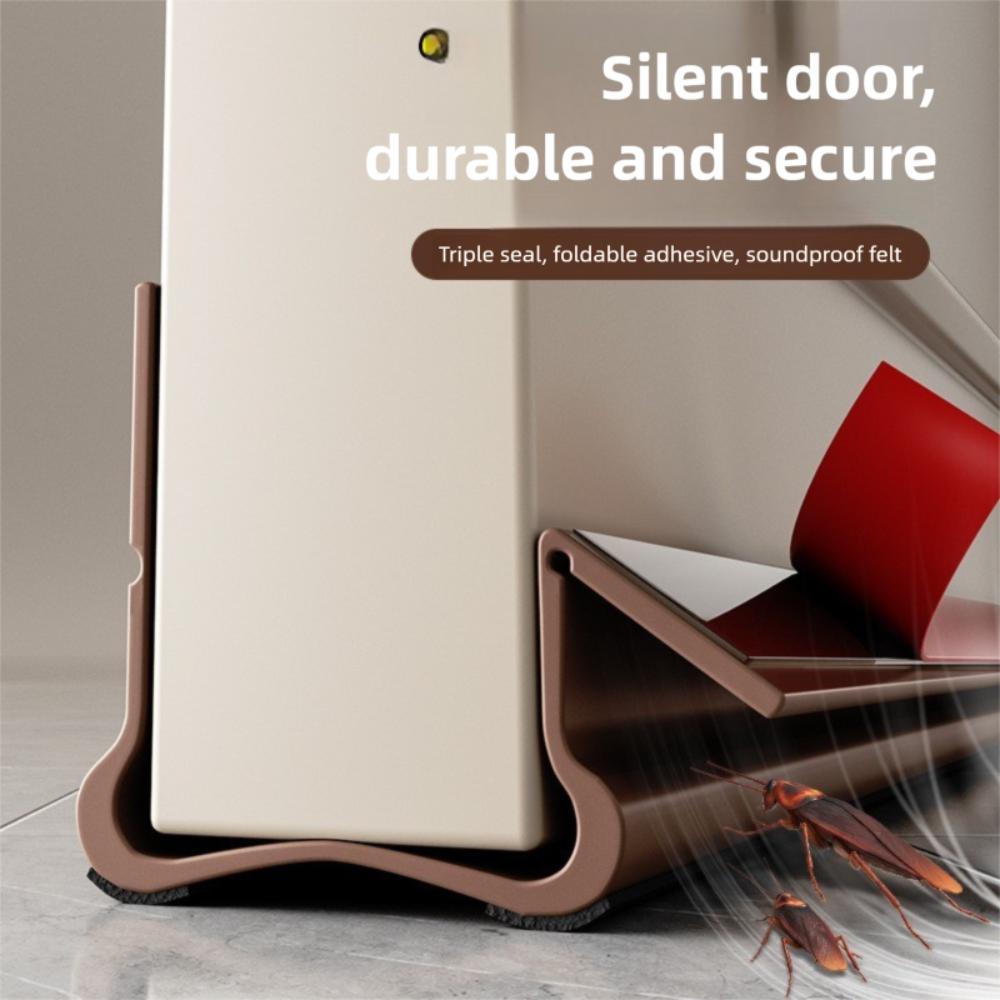 Self-adhesive Door Draft Stopper Noise Reduction Blocker Professional Draught Excluder  Living Room