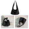 Lightweight Drawstring Crossbody Bag Solid Color Underarm Bag Armpit Bag Oxford Tote Bag  Sports