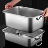 Yimeide CC228 Deep Rectangular Stainless Steel Roasting Pan