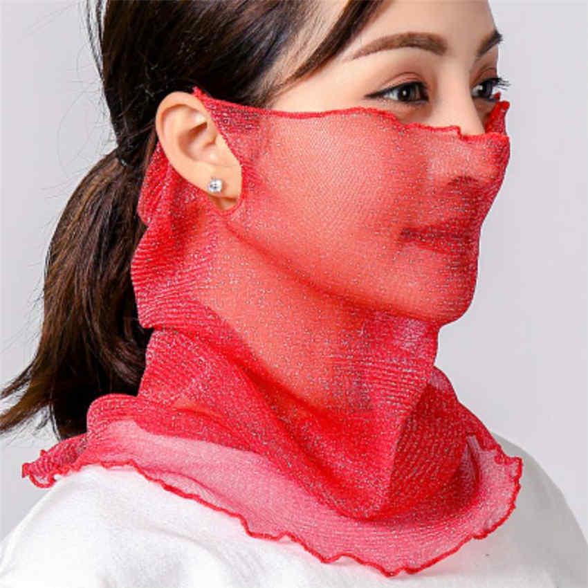 Sun Protection Variety Small Scarves Women's Wild Collar Multi-functional Scarf