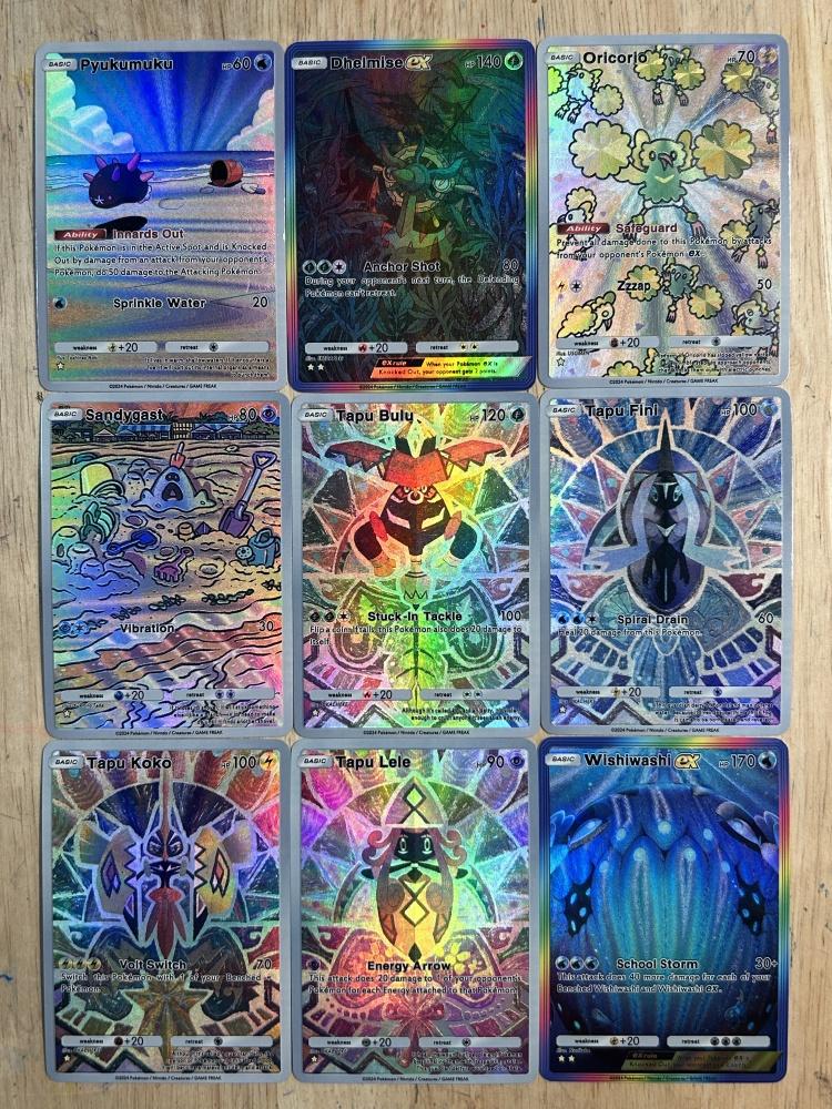 Pokemon Pocket Ptcg Eevee Pikachu ACG Diy Self Control Collect Signature Trading Flash Card Anime Cartoon Present