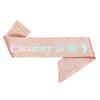 Rose Gold Mummy To Be Sash Crystal Crown Set Baby Shower Decorations Glitter Gender Reveal Party Decorations