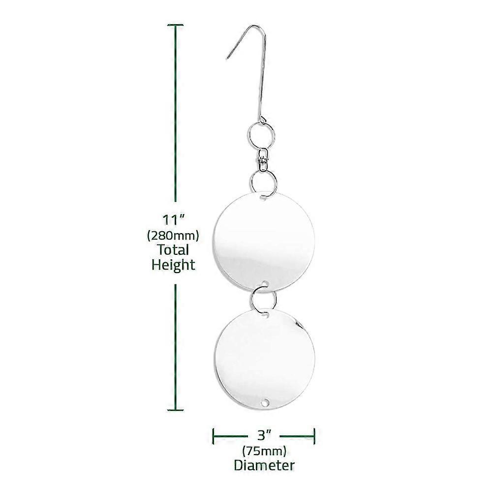 Premium Bird Deterrent Discs Set Reflective Hanging Device To Keep Birds Away Like Woodpeckers