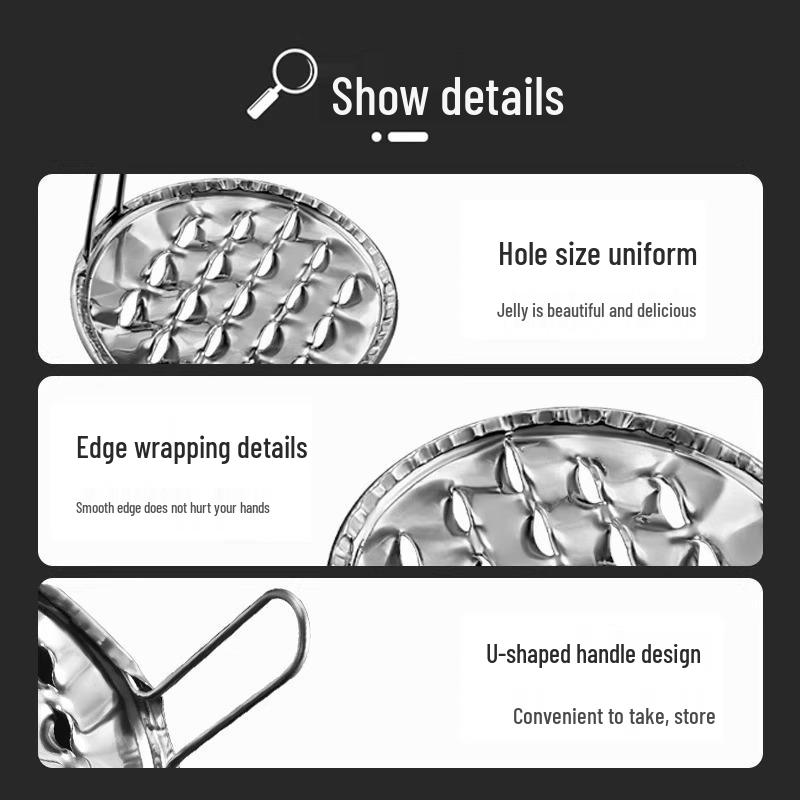 Eight-Piece Jelly Scraper & Grater Set – Large Size, Thickened Design