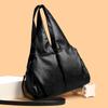 Genuine Soft Leather Handbags for Women Vintage Shoulder Tote Bag Luxury Designer Ladies Large Capacity Purse Bags Sac A Main