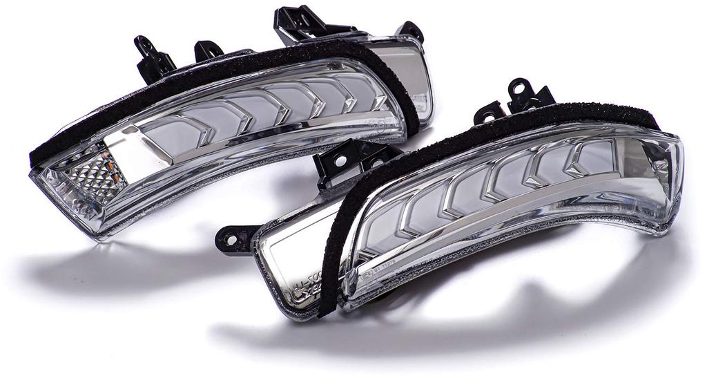Prius 30 Flowing Door Mirror Blinker Lens LED Optional Lamp White AVEST Vertical Arrow Prius 30 Prius...