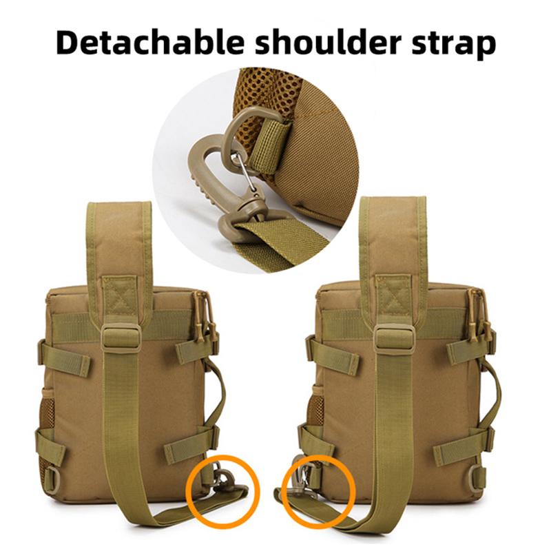 Tactical Camping Chest Bag Outdoor Hiking Trekking Fishing Cycling Pack Portable Travel Sports Luggage Rucksack Fanny Pack