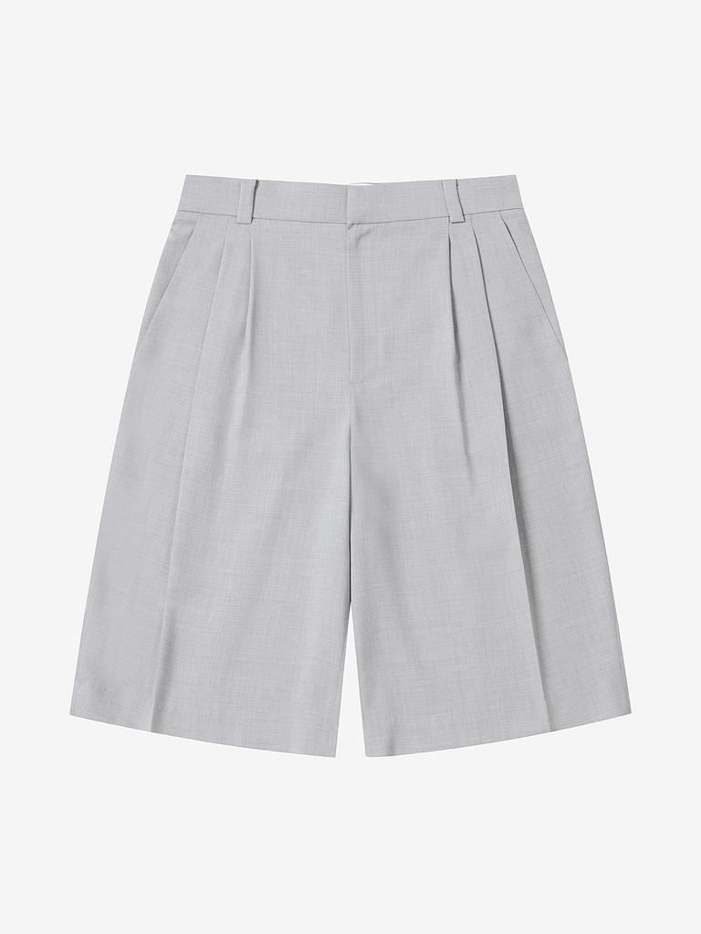 Luvm Wide Bermuda Pants For Men_Melange Gray
