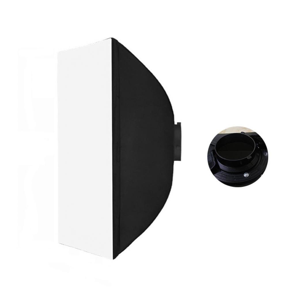 60 * 90 cm/24 * 35,4 Zoll quadratische Fotografie-Softbox mit abnehmbarem Diffusortuch und Bowens-Halterung