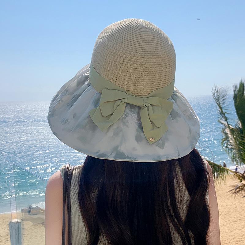 Premium Sense Fisherman Hat Children Summer Pastoral Big Eaves Breathable Sun Protection Hat Outdoor UV Protection Beach Hat