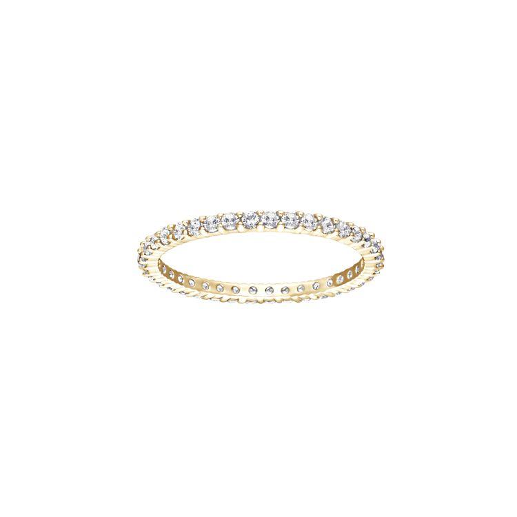 Swarovski Vittore Cubic Zirconia Inlaid Ring Women rings Gold 5531162 Box (Random Color)