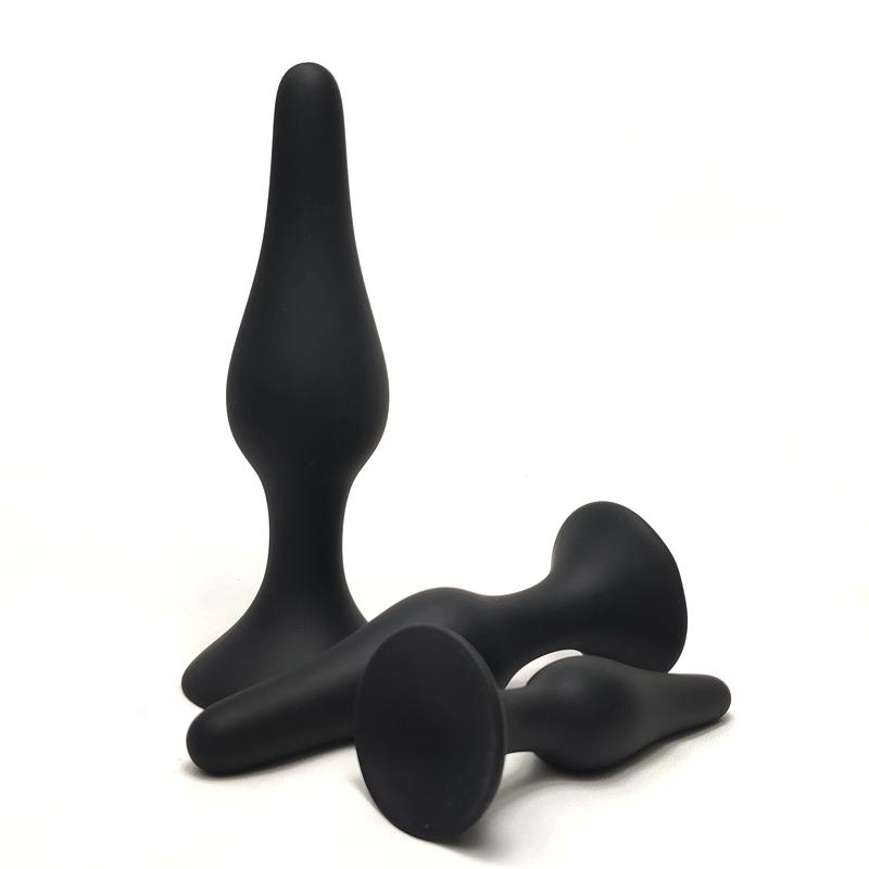 S/M/L/XL Silicone Anal Plug G-spot Massager Dildo Butt Plug Vagina Anus Dilator Sex Toys for Women Men Gay Suction Cup Sex