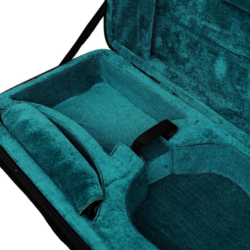 Oxford Fabric Violin Carry Transport Case With Shockproof Padding And Adjustable Shoulder Strap For 1/4 To 4/4 Violins