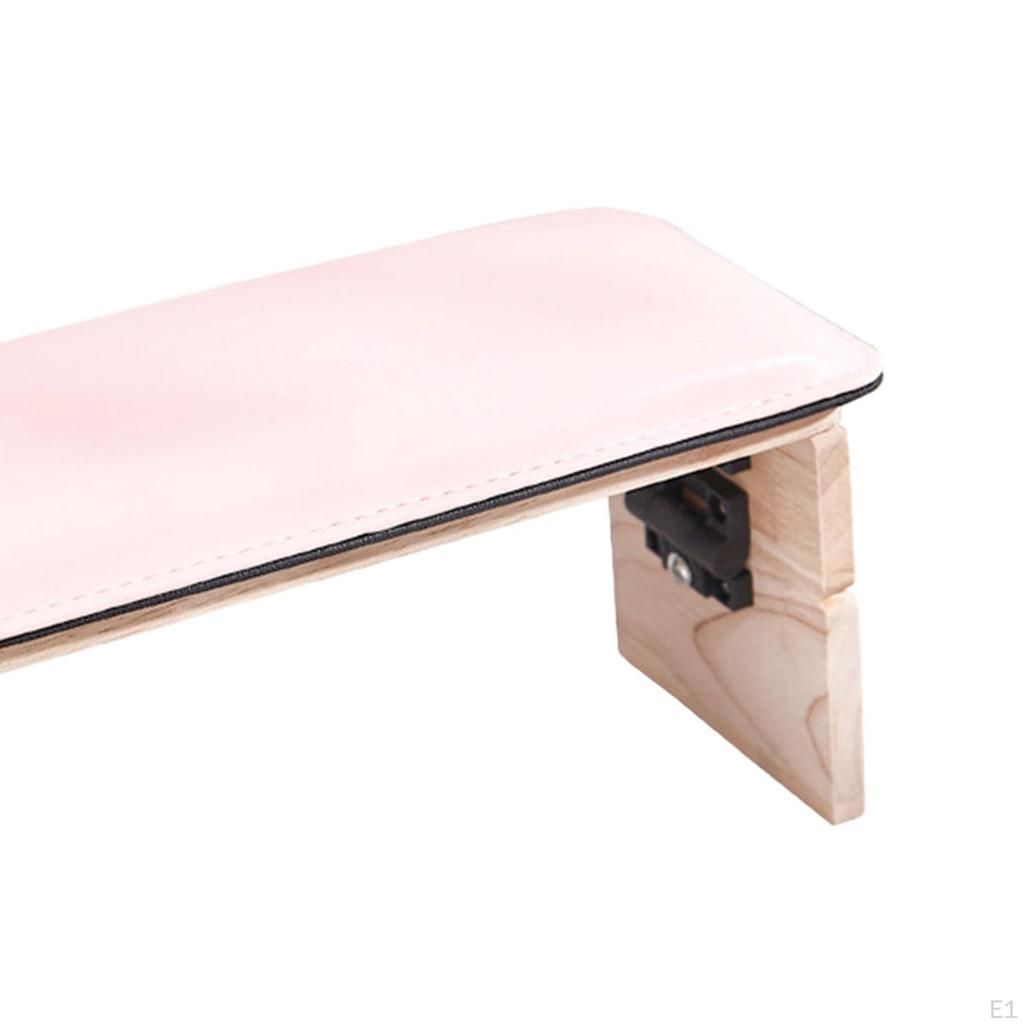 Arm Rest for Nail, Foldable Hand with PU Leather Soft Cushion, Professional and Home
