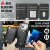 MAGKING K3 Series For iPhone 17 Pro Case Compatible with MagSafe Wallet PC + TPU + PU Phone Cover