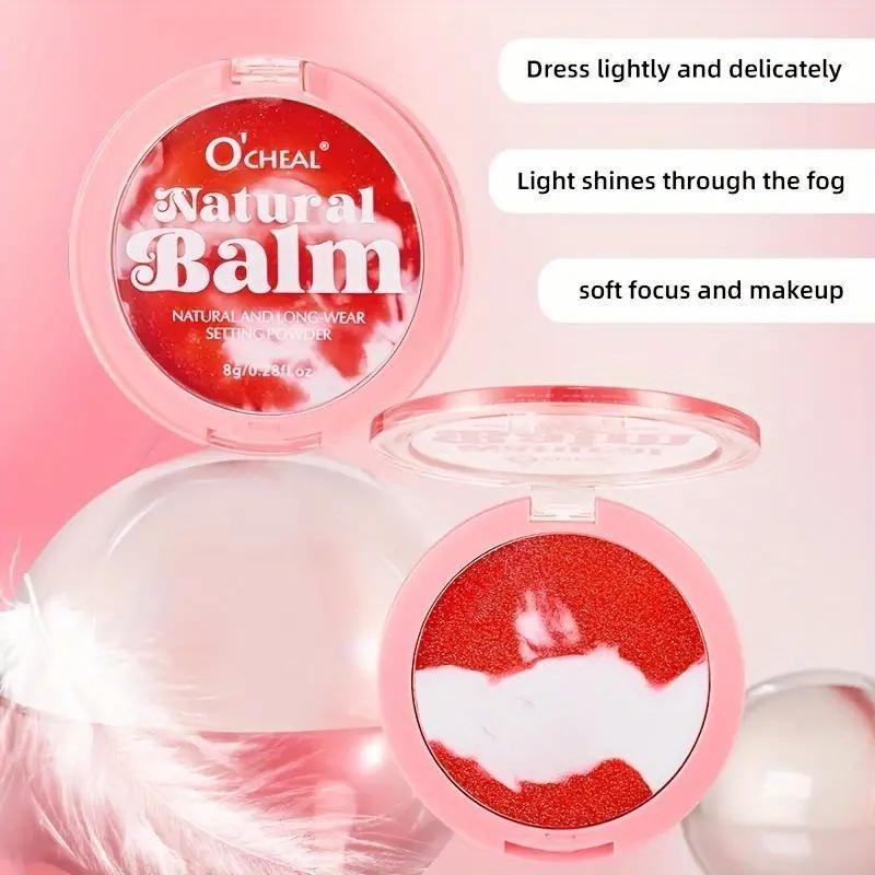 Setting Powder-free Powder Cake, Delicate, Skin-friendly, Natural Nude Makeup, Three-dimensional Long-lasting Setting Loose Powder, Honey Powder