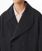 Musinsa Standard Wool Blend Extra Oversized Peacoat [Charcoal Grey]