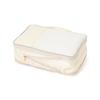 Franc Franc Japan Bicolor Satin CoMpression Organizer M Mint X Ivory
