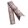 Long streamer bow tied hair retro Dunhuang oil painting silk scarf headband women tied headscarf