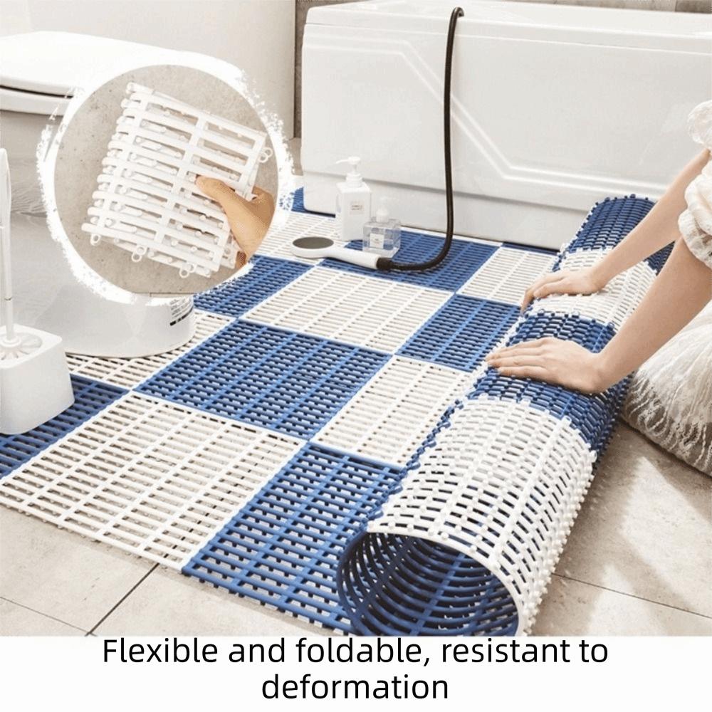 Quick-Dry Shower Mat Drainage Floor Mat Water Insulation Non-Slip Mat Toilet Area