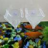 New Acrylic Aquarium Decoration Hanging Fish Tank Mini Crystal Pot Polka Water Planting Cylinder Cup Feeding Accessories
