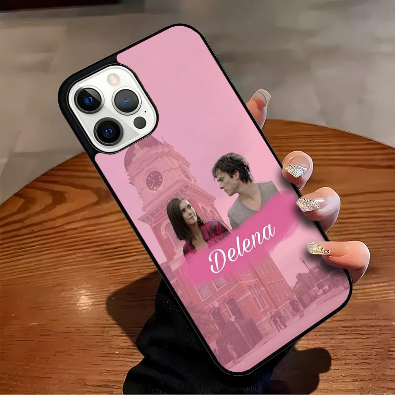 Elena Damon The Vampire Diaries Phone Case For iPhone 17 Air 16 15 14 13 12 11 Pro Max Max Plus Bumper Case Cover iPhone 15