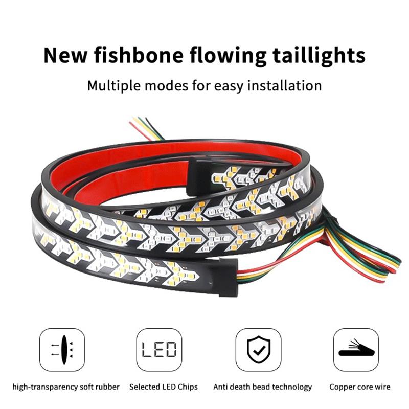 Led Tailgate Light Bar Strip, 2026 Upgraded Light Led Bar Signal Break Reverse, Turn Signal Strip