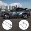 Front Rear Wheels AC Air Flow Vent Fender Cover Kit Trim For Hyundai Tucson NX4    ABS Car Styling Accessories