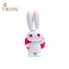 Rabbit Sculpture Ornament Kawaii Animal Scene Layout Resin Fashion Adorable Bunny with Bow On Head Rabbit Sculpture Ornament