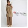Maruwa Trading Canvas Apron Back Cross 20oz Olive Free Size