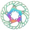 Bike Disc Brake Rotors 6 Nails Cycling Accessory for Mountain Bicycle Plating Color