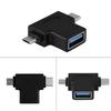 Mini 2 In 1 Micro USb   USB 3.1 Type C Male To USB 3.0 Female OTG Converter Adapter