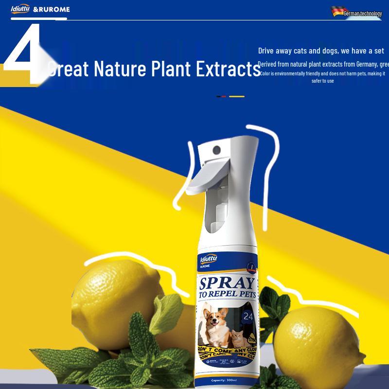 Long-Lasting Outdoor Dog Repellent Spray for Tire Protection Against Pee and Poop