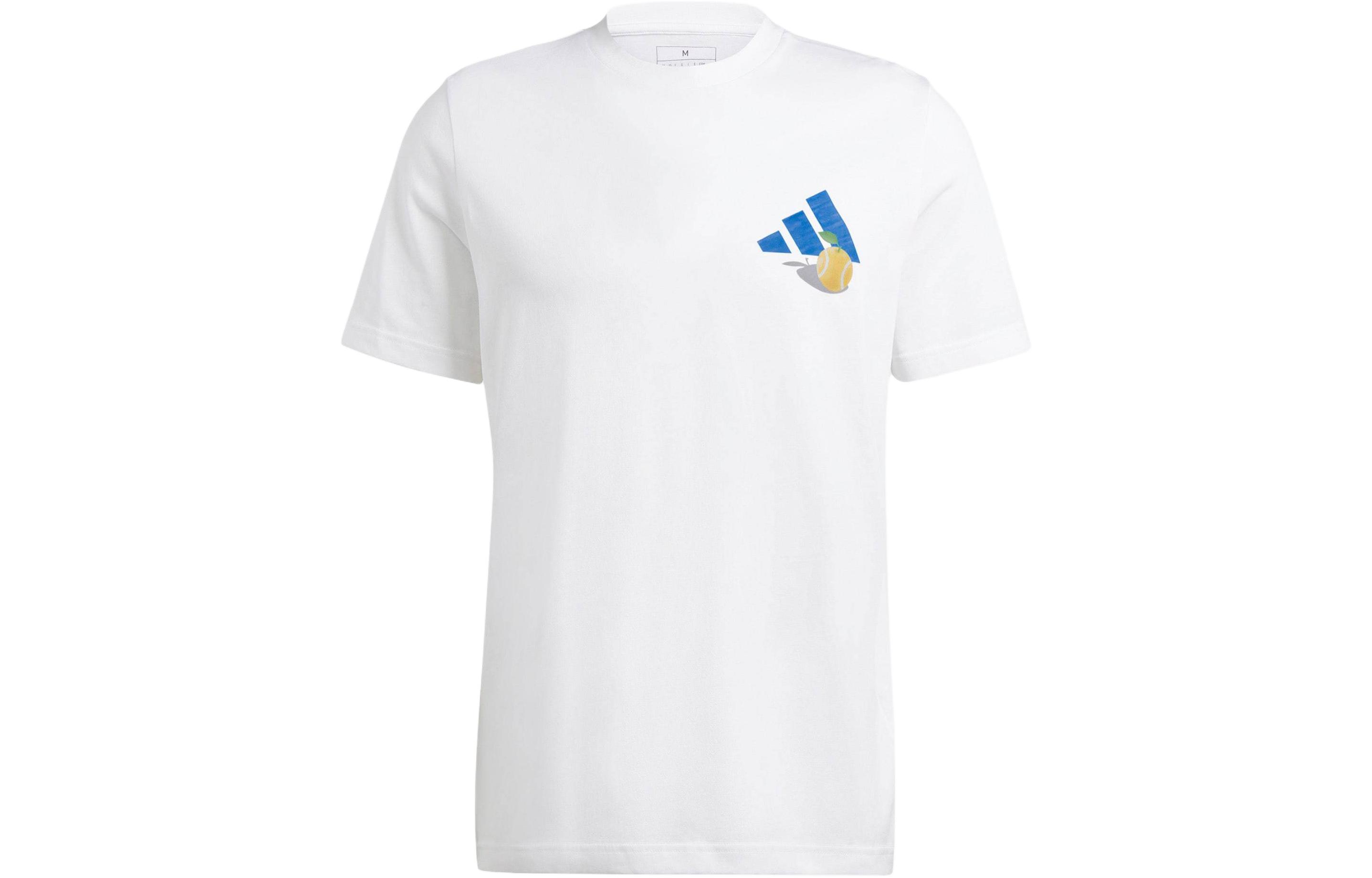 

Adidas AEROREADY T Shirts Men s White Crew Neck Moderate Straight Fit II5923 XL