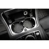 Water Cup Frame Trim Central Console Matte Silver 2015-21 For Benz C-Class W205