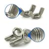 45pcs Steel Wing Nuts Assortment Easy Install Hand Tightened Simple Installation