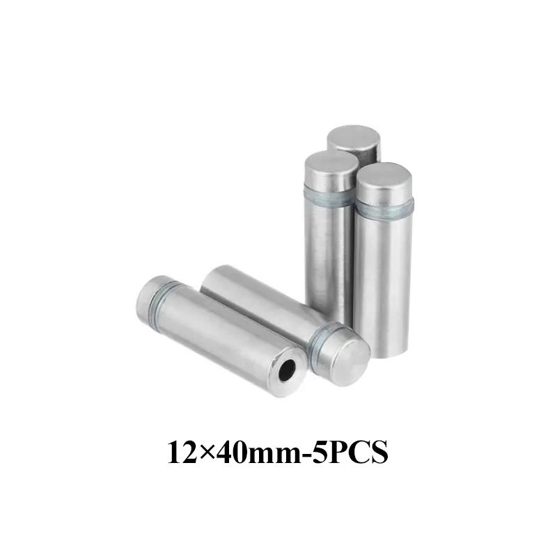 12-19MM Stainless Steel Glass Fasteners Advertisement Standoffs Pin Billboard Fixing Screws Advertising Board Fixed Nails Screw