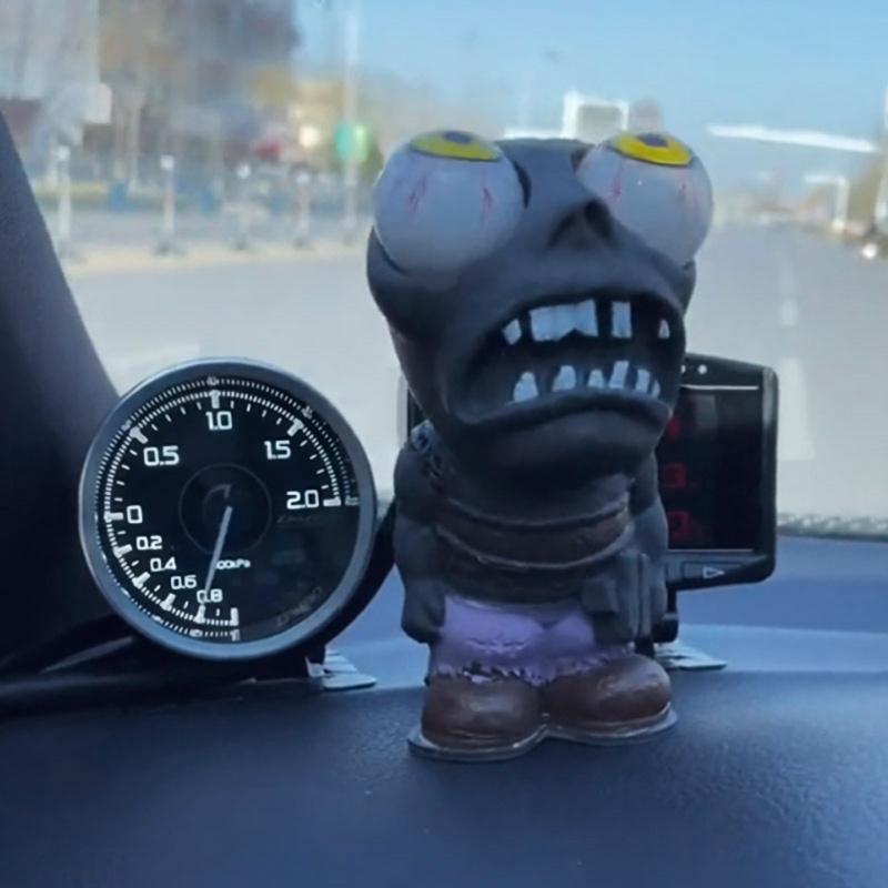 Rubber Turbos Car Explosives Eye Doll Car Violent Eye Doll Decompress Ornaments Turbocharge Big-eyed Doll