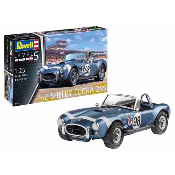 Revell - maquette voiture '62 shelby cobra 289 revell 07669 1/25ème maquette char promo - ref : 11915