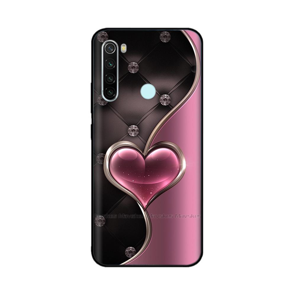 Per Xiaomi Redmi Note 8T Custodia Fantasia Protezione Completa Morbido Silicone Liquido Cover Cartone Animato per Redmi Note 8T Note8T Guscio Fundas