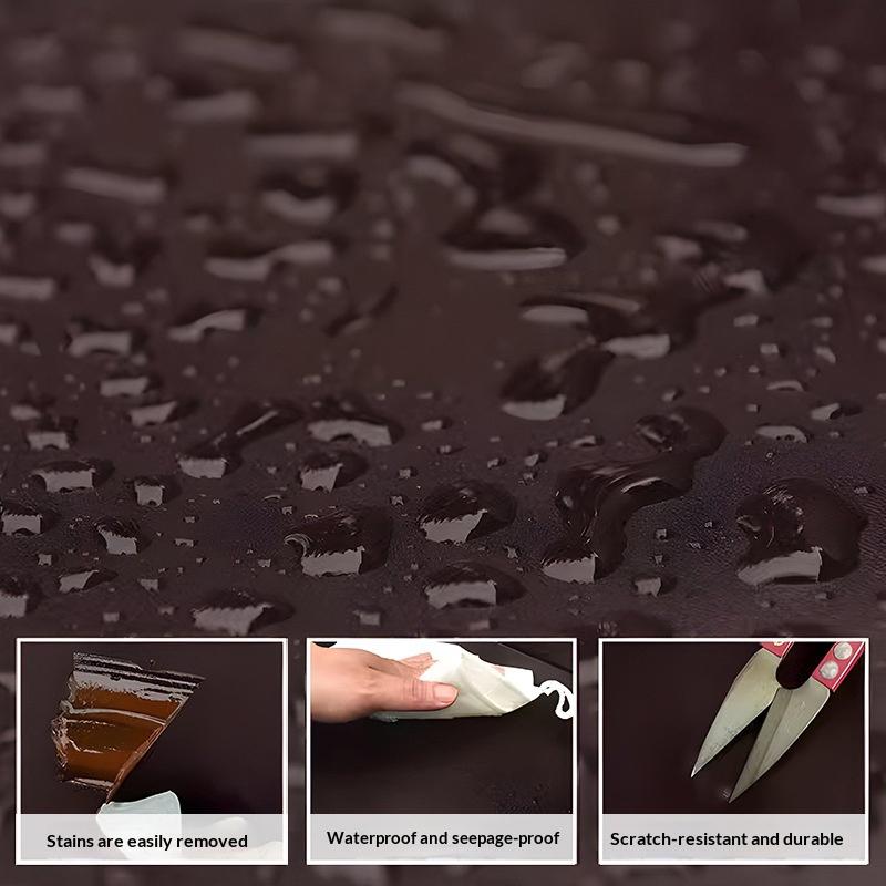 1Pcs Waterproof Pu Leather Office Chair Seat Covers Removable Solid Color Computer Chair Seat Cushion Covers For Home Office