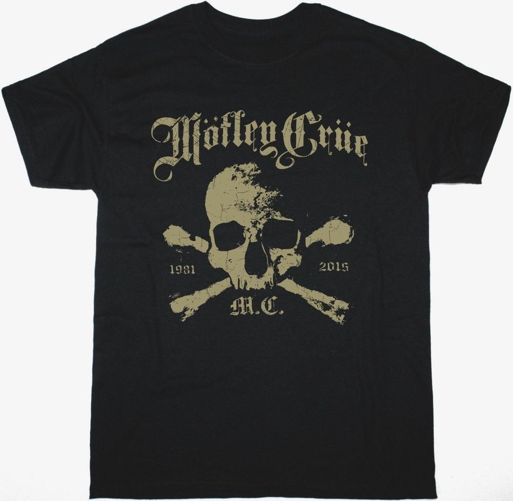 MOTLEY CRUE ORBIT SKULL T-SHIRT  TARIFFS INCLUDED Unisex T-Shirt XL