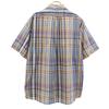 CHAPS check Short sleeve Button down shirt LL Blue Men's Used